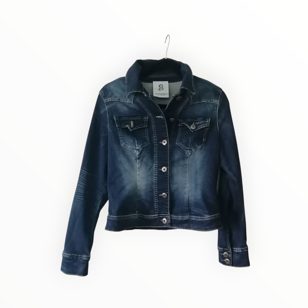 Parasuco Dark Blue Jean Jacket - Picture 2 of 7